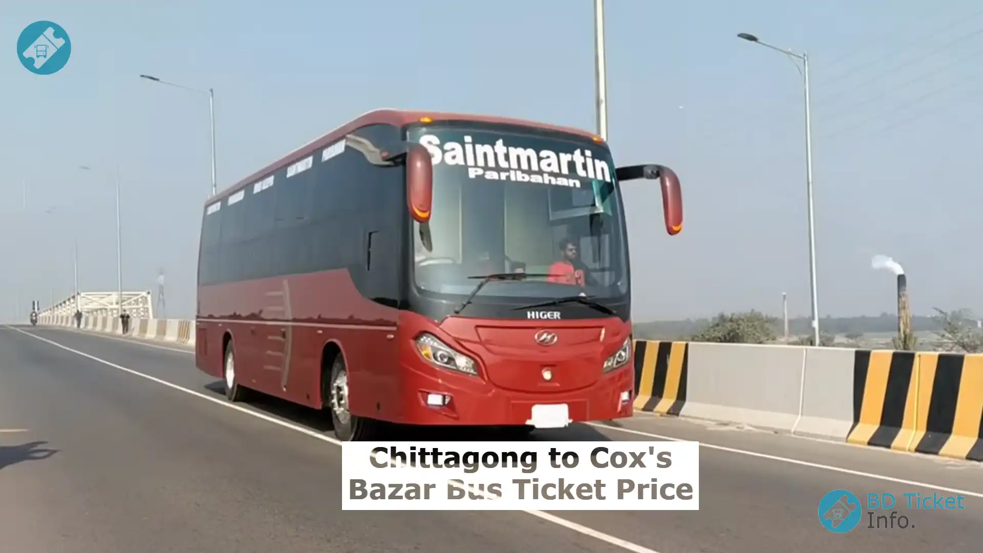 Chittagong to Cox's Bazar Bus Ticket Price