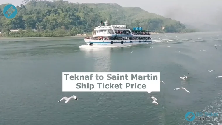 Teknaf to Saint Martin Ship Ticket Price